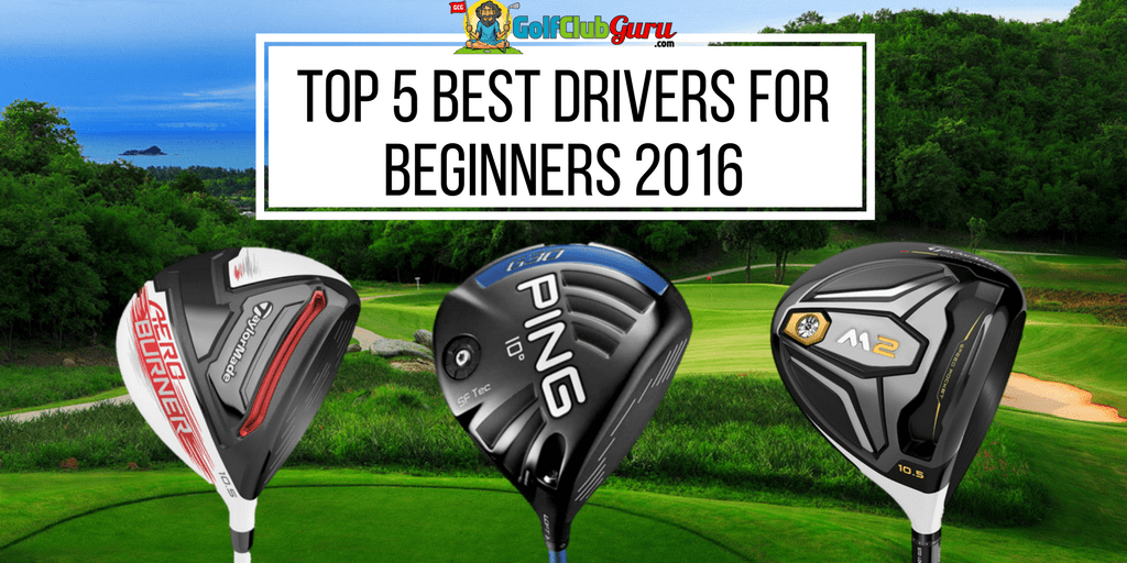 golf background with golf drivers for beginners