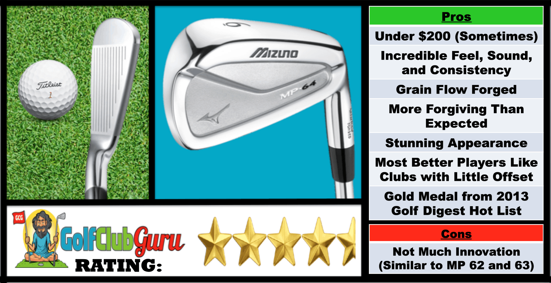 Mizuno mp 62 shop specs