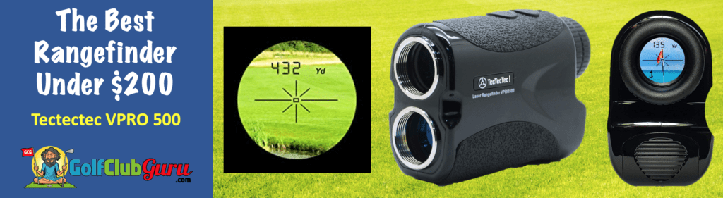 the best value rangefinder golf laser under $200 tectectec vpro500