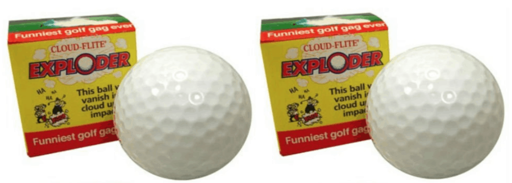 Golf Ball that Explodes on Impact