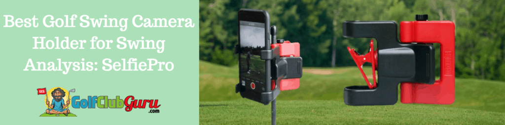 golf video phone attachment holder mount