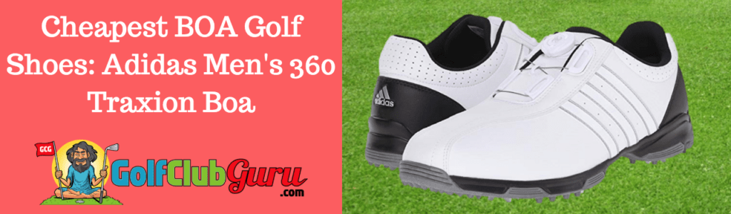 cheapest shoes for golfers boa traxion adidas