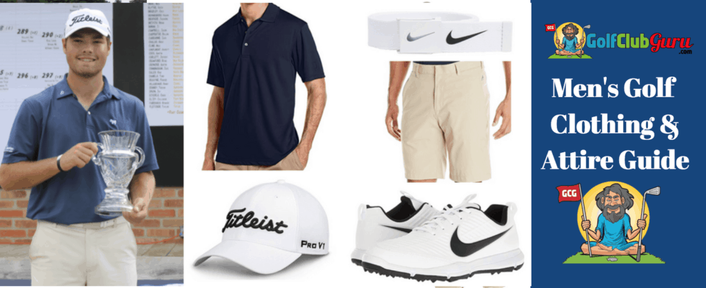 amaetur golf clothes attire outfit to wear on course