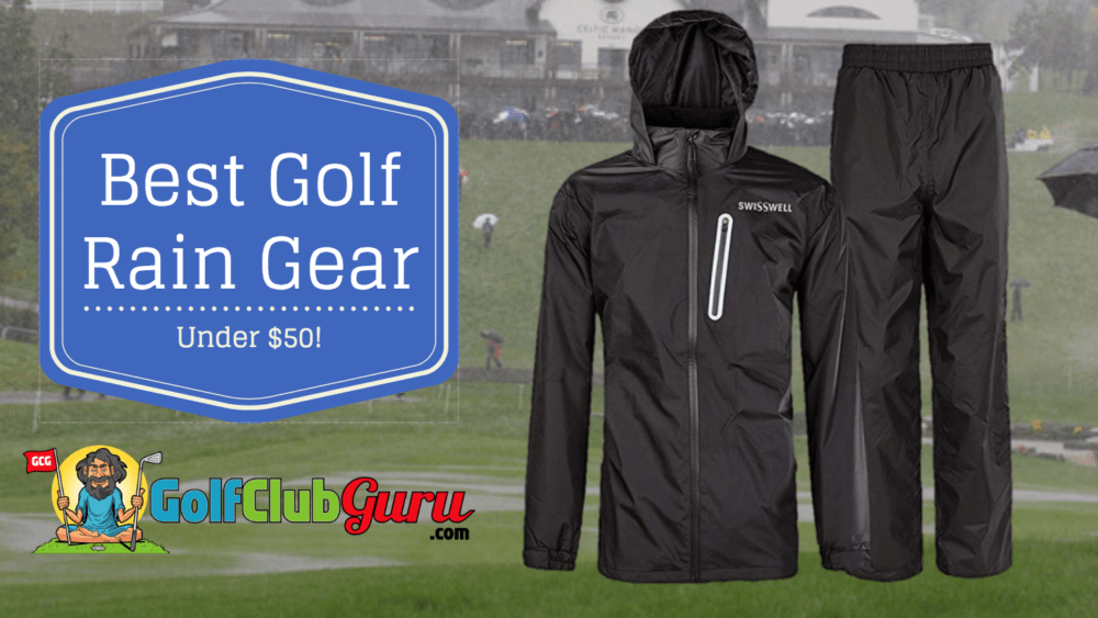 golf rain gear under $50