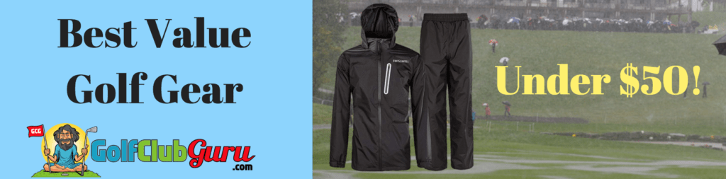 best golf rain gear suit