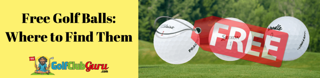 free golf balls