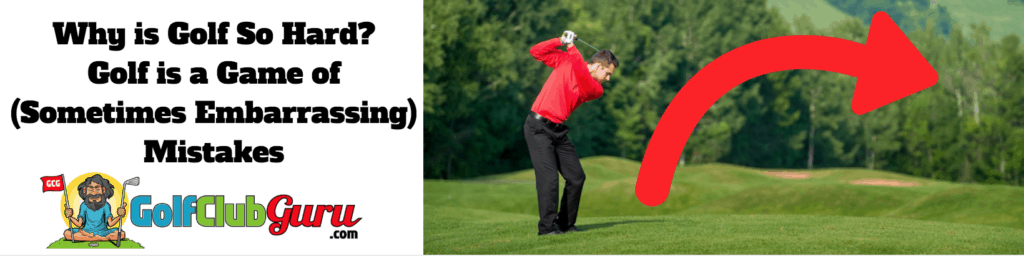 golf embarassing mistakes