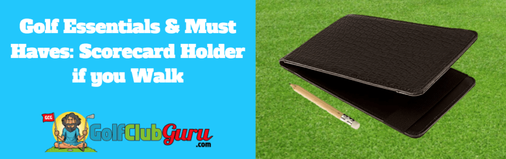 score card holder golf