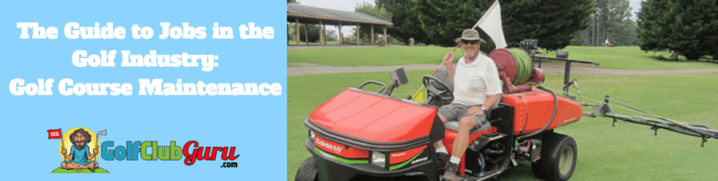 golf maintenance greens keeper