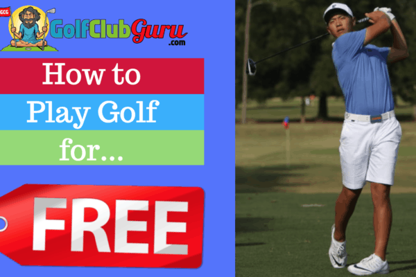 play free golf balls clubs rounds