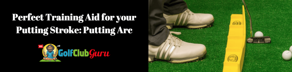golf putting arc training aid 