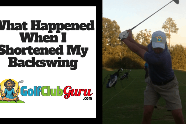 how to correctly shorten backswing golf swing