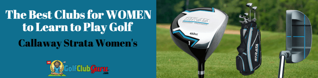 women female learn to play golf
