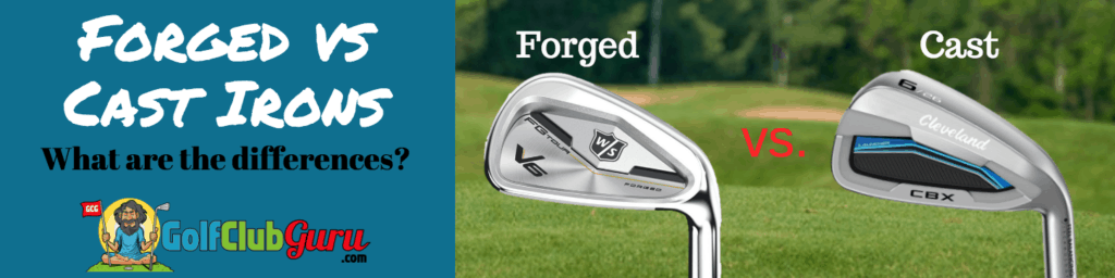 forged or cast irons in golf