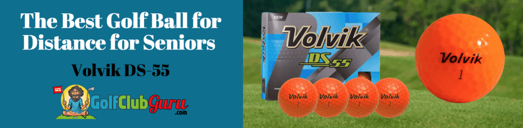 volvik ds55 review best distance ball for senior golfers