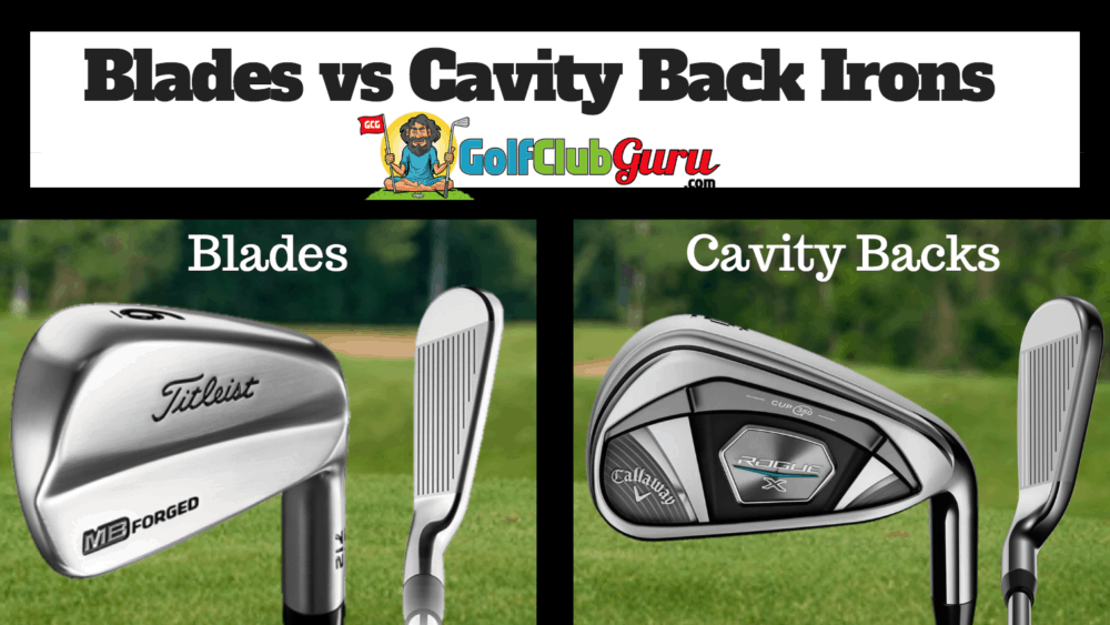 blades or cavity back irons handicap