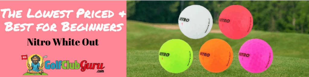 nitro cheap girls women golf balls