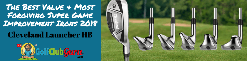 most forgiving best value super game improvement irons cleveland hb launcher