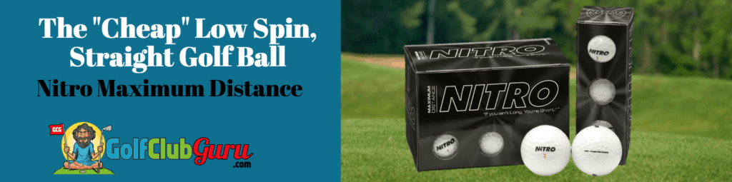 nitro maximum distance review golf ball