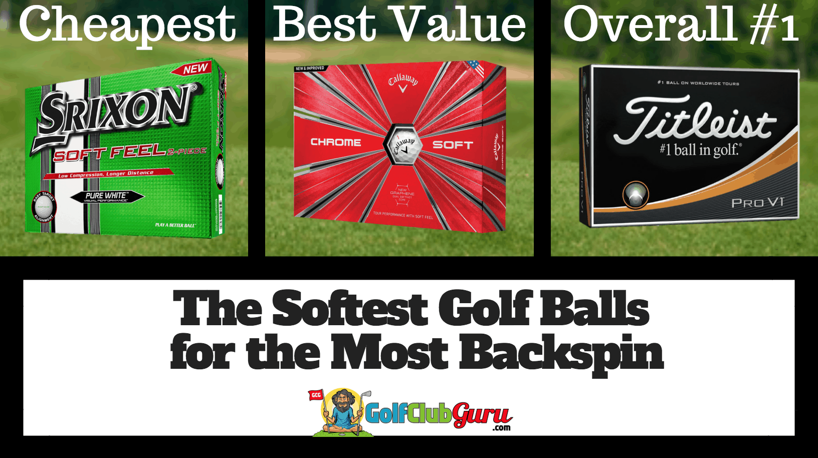 Golf Ball Softness Chart