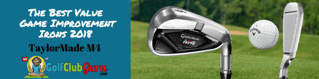 taylormade m4 iron set game improvement review