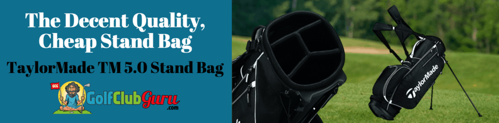 stand bag under $100 cheap