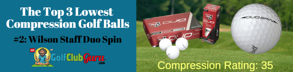 Low Compression Golf Balls Chart