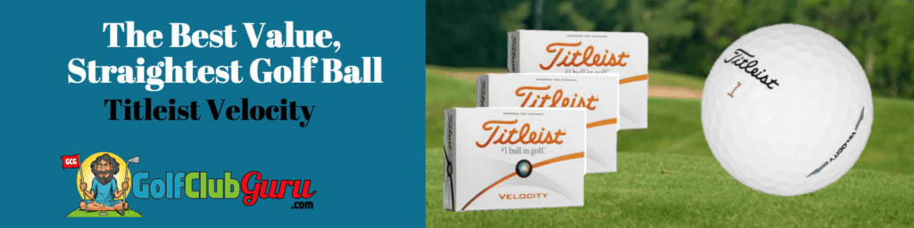 titleist velocity golf ball review straightest