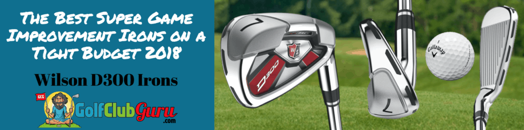 budget super game improvement irons wilson d300