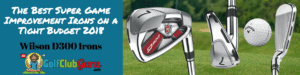 budget super game improvement irons wilson d300