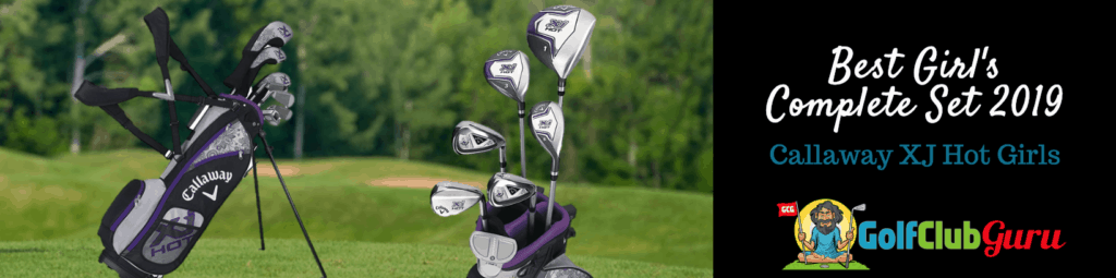 girls young beginner golf club set 