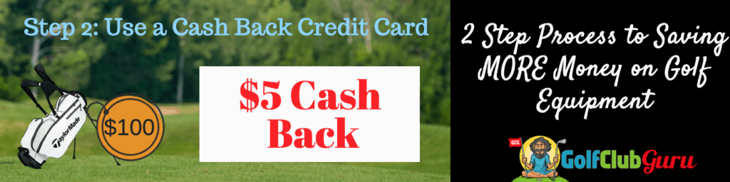 cashback credit card golf
