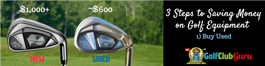 used or new golf clubs buying