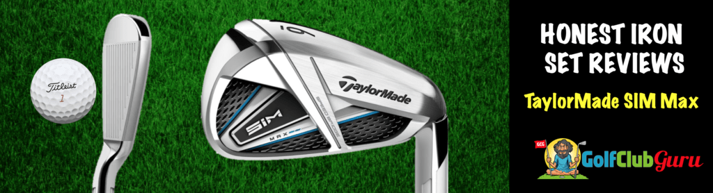 taylormade sim max iron game improvement set 2020