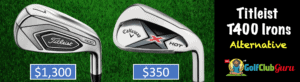 Set De Fers Titleist T400 5-9, P, 43, Shaft TENSEI BLUE 50 – Occasion En Très Bon état