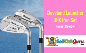 cover photo for cleveland launcher uhx irons golf