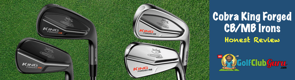 black grey orange cobra king forged cavity back muscle back irons