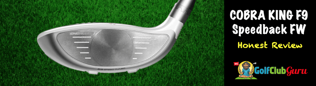clubface of cobra king f9 fairway wood speedback