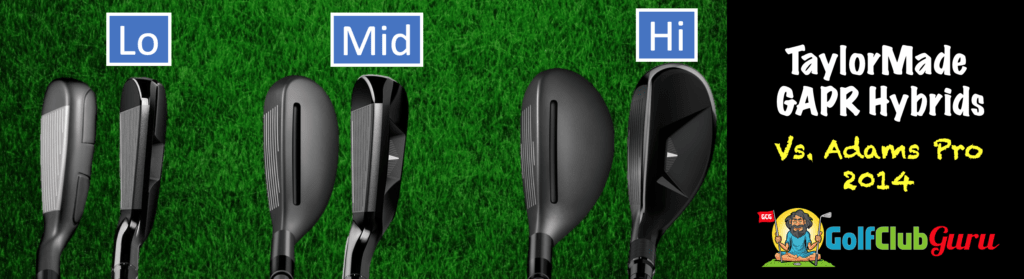 adams hybrids and taylormade design