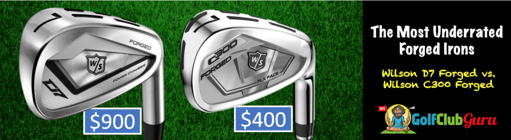 best irons under 400 900 forged wilson d7 vs c300 difference