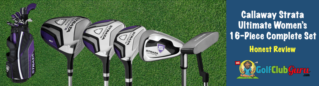 callaway strata ultimate women's 16 piece complete set golf clubs ladies