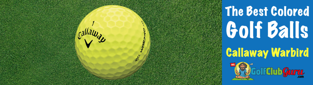 the best value colored bright yellow golf ball