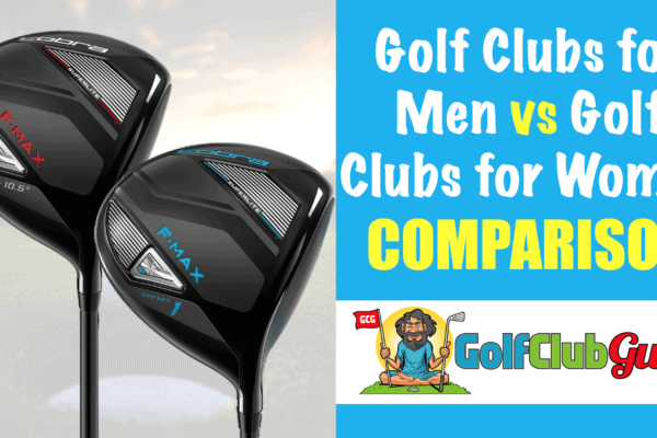 what is the difference between mens and womens golf clubs male female