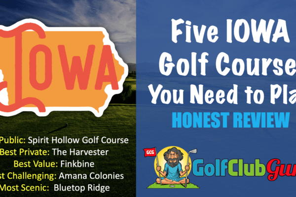 the 5 best golf courses in iowa award category winning