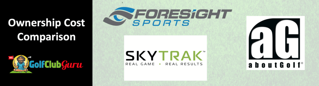 skytrack foresight aboutgolf simulator comparison review difference
