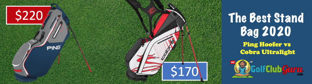 the ping hoofer 14 better best value budget alternative cobra ultralight stand bag 2020