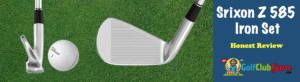 club face and sole of srixon z585 iron set