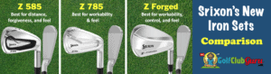 2020 srixon golf irons comparison z 585 785 forged difference