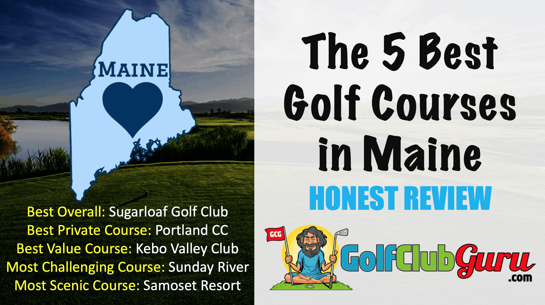 the best category winning golf courses in maine Golf Club Guru