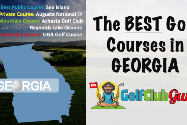 the category winning golf courses in Georgia GA